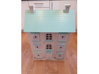 george wooden light up dolls house